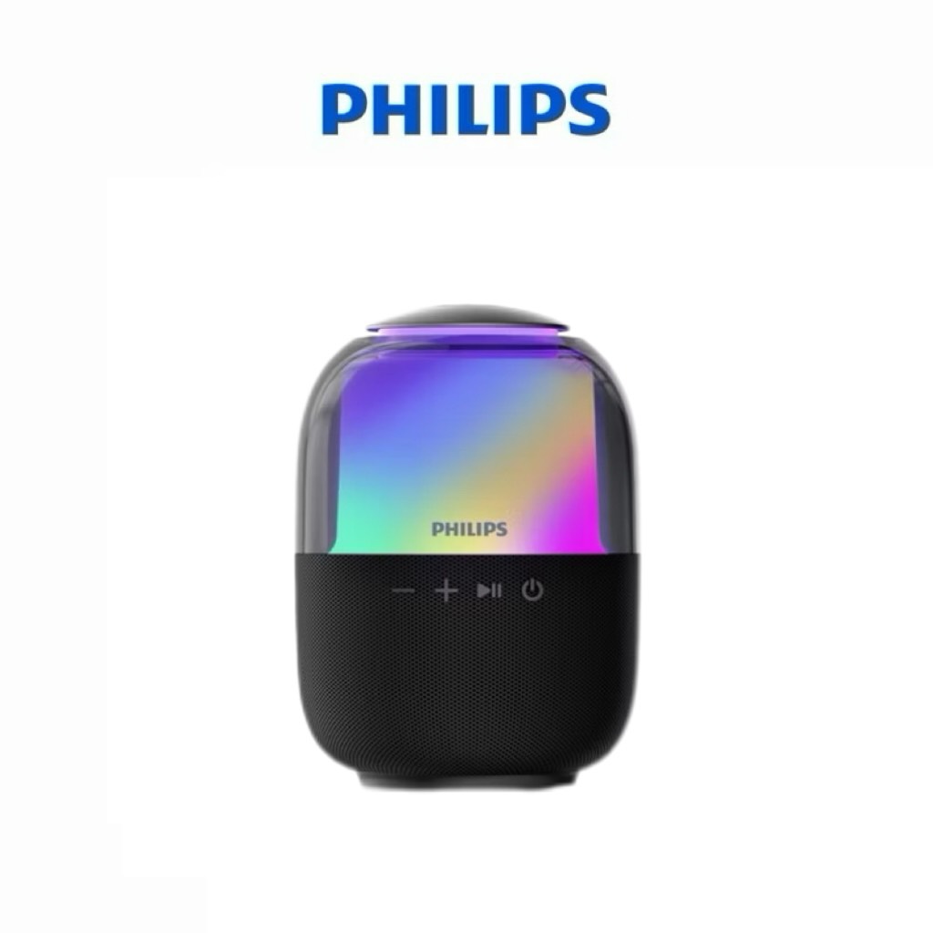 【Leo手機周邊專賣店】 PHILIPS飛利浦 炫彩RGB強力低音無線藍牙5.3喇叭 /  TAS2108BK, , large