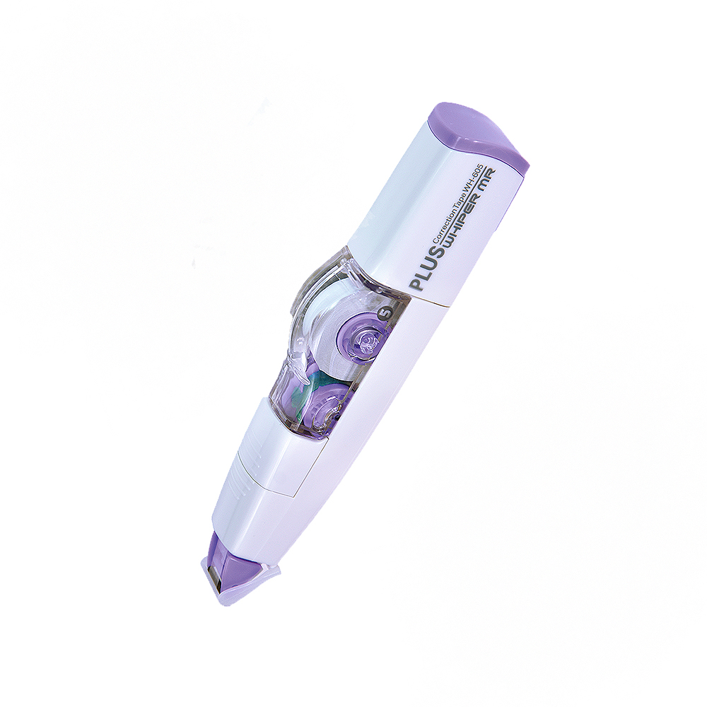 【PLUS 普樂士】智慧型滾輪修正帶 紫 5mm×6M 10個/盒 44-230 WH-605, , large