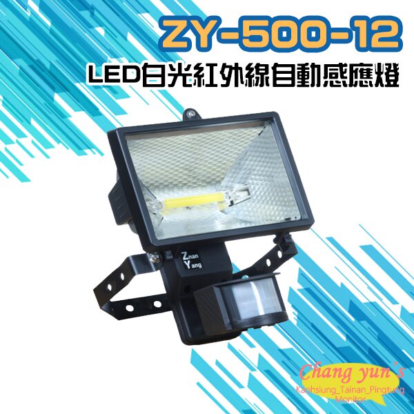 昌運監視器 ZY-500-12 LED白光紅外線自動感應燈, , large