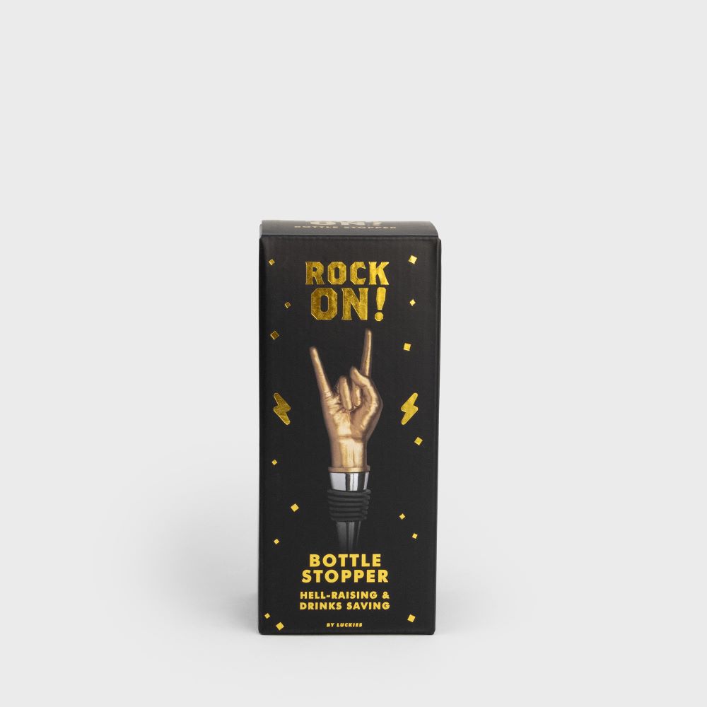 【英國 Luckies】Rock on 搖滾造型酒瓶塞, , large
