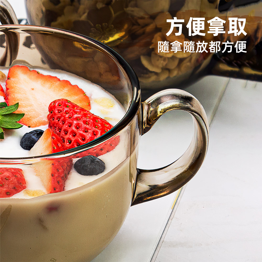 【上手家居】木蓋早餐杯 冰川紋+勺子+木蓋(玻璃杯/馬克杯/水杯/玻璃水杯/冰川杯), , large