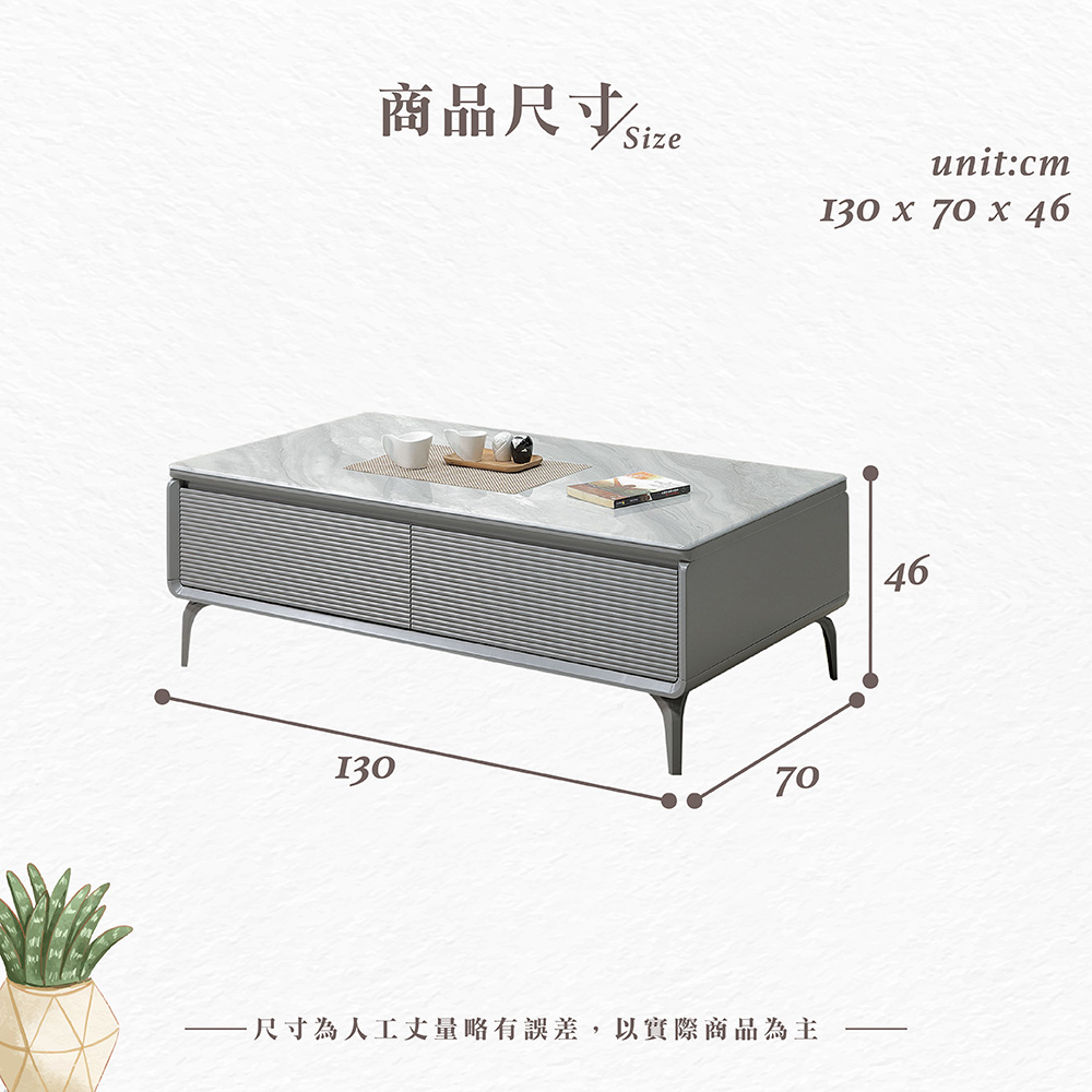 【Hampton 漢汀堡】里羅石面大茶几, , large