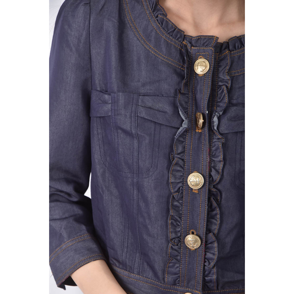 (M) knights bridge藍色長袖上衣二手衣, , large