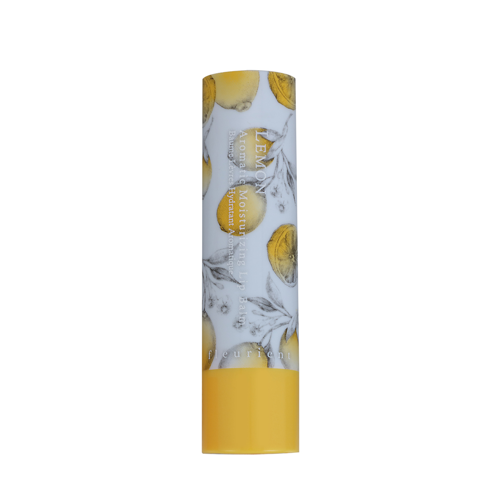 Fleurient Aromatic Moisturizing Lip Balm- Lemon (colorless and lightly scented), , large