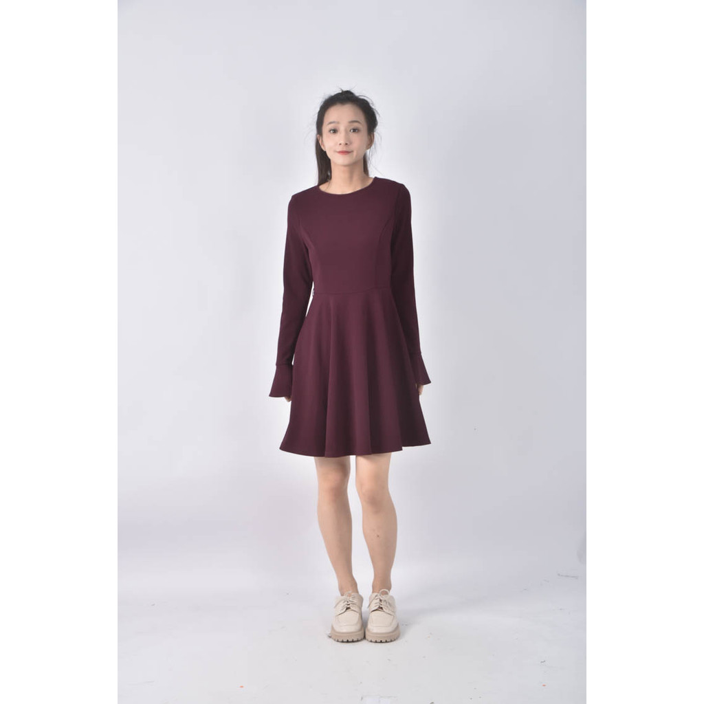 (XS（含）以下) only酒紅色洋裝二手衣, , large