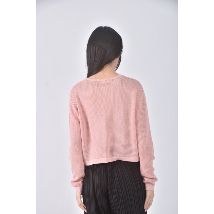 (L) the most質感針織粉色外套二手衣, , large