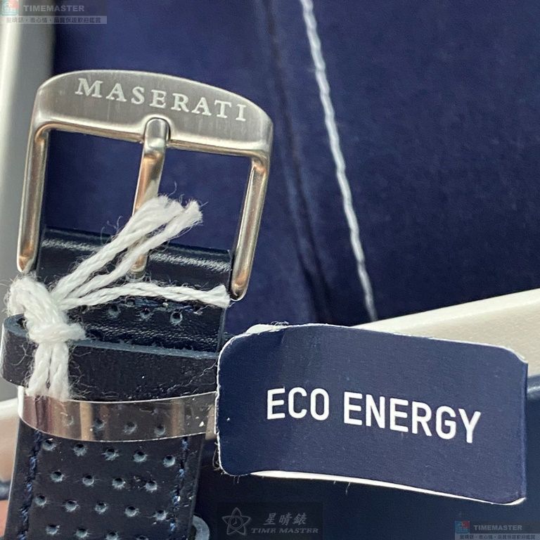 [星晴錶業]MASERATI手錶,44mm,R8871134002寶藍色錶面銀錶殼寶藍真皮皮革錶帶款, , large
