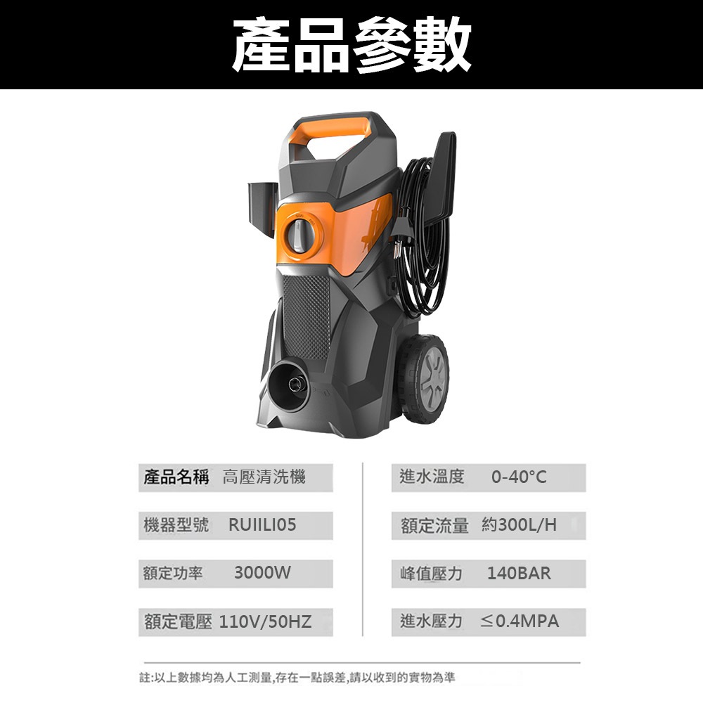 高壓家用清洗機自吸兩用110V(顏色隨機), , large