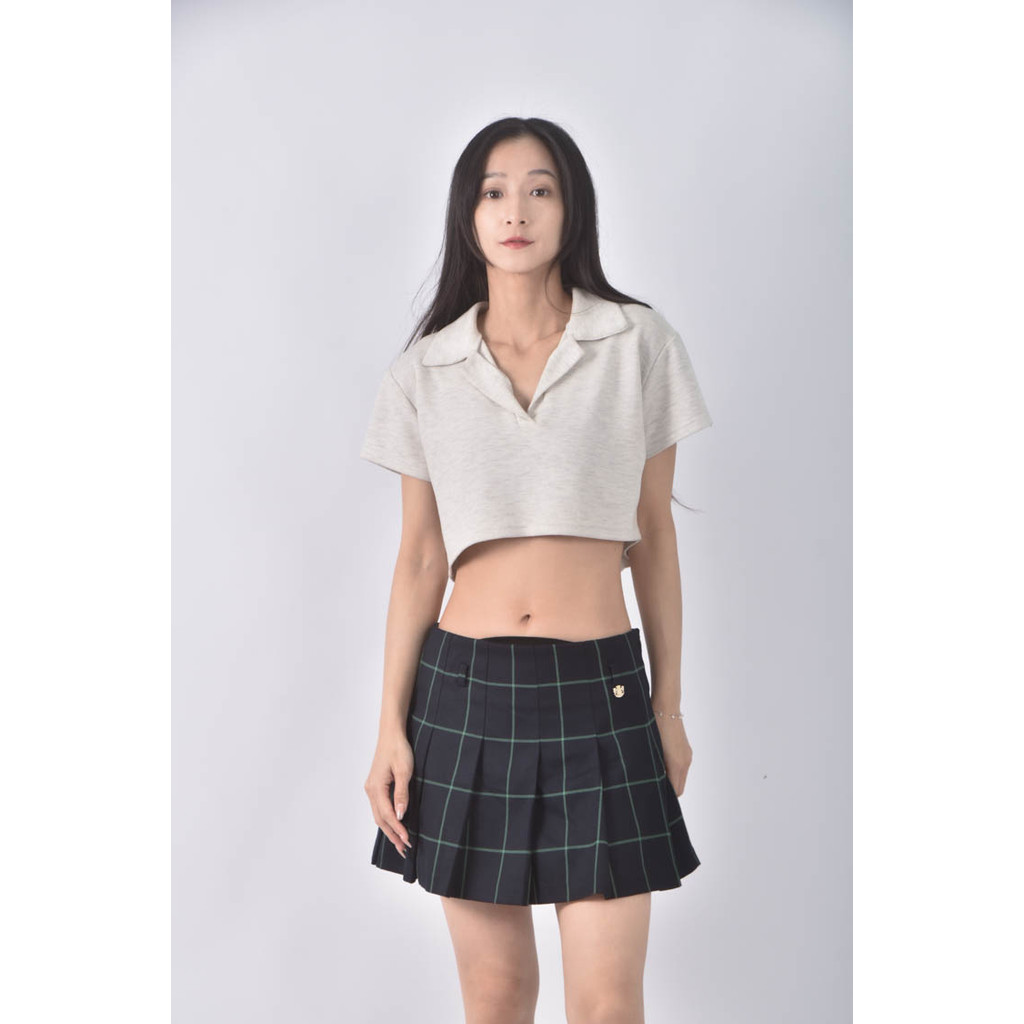 (2XL) knights bridge格紋藍色短裙二手衣, , large