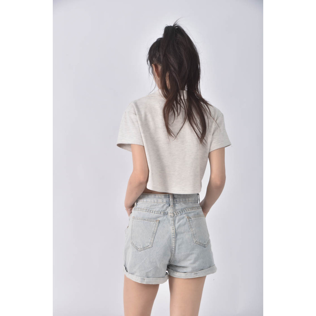 (XL) 丹寧牛仔藍色短褲二手衣, , large