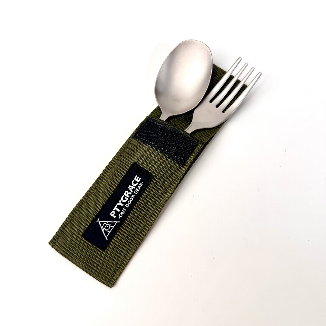 titanium spoon & fork set