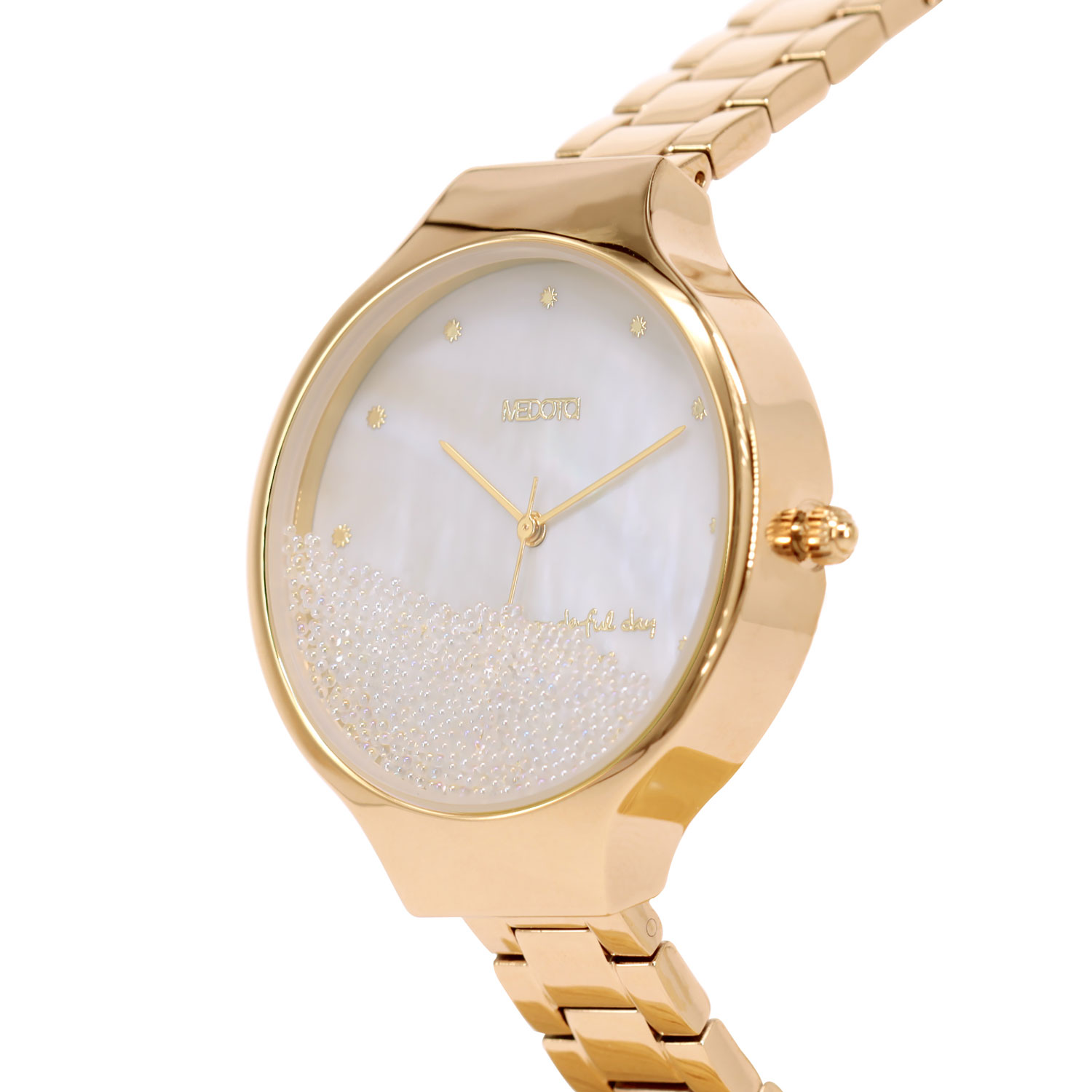 [MEDOTA] MEDOTA Ladies unique multi case ladies watch-Gold / MI-9502, , large