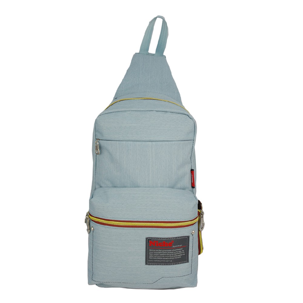 「NICHE 樂奇」尼龍防潑水跨肩包 男生跨胸包 單肩背包 NCL-5305