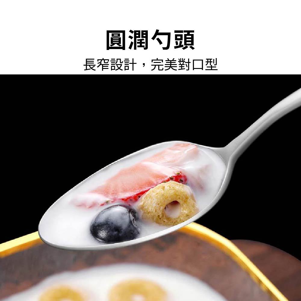 316不鏽鋼餐具 叉子 湯匙 圓匙 大圓湯匙 台式湯匙 兒童餐具 【Ho覓好物】不鏽鋼湯匙 甜點匙 咖啡匙, , large
