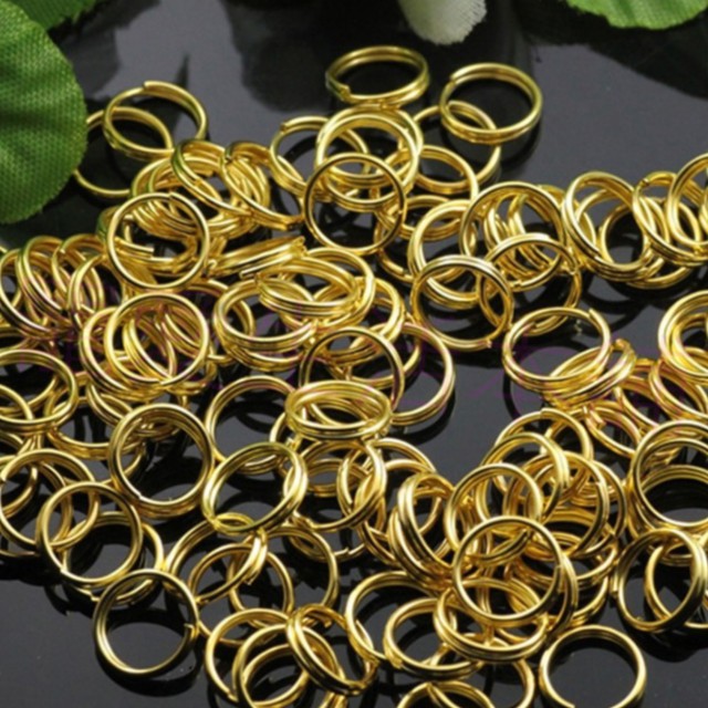 【寵愛生活本舖】8~15mm飾品掛圈 雙圈 雙層鐵圈 連接圈 鐵環, , large