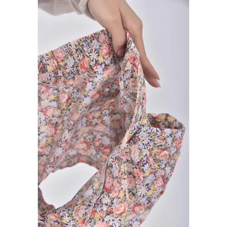 (L) 質感花紋粉色短褲二手衣, , large