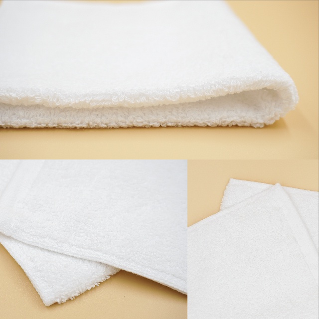 [Kaimei Cotton Industry] 10 members into the group, MIT made in Taiwan, 16 taels, "Premium Grade" white square towel/handkerchief/saliva towel/beauty hot compress towel Kaimei Cotton Industry, , large