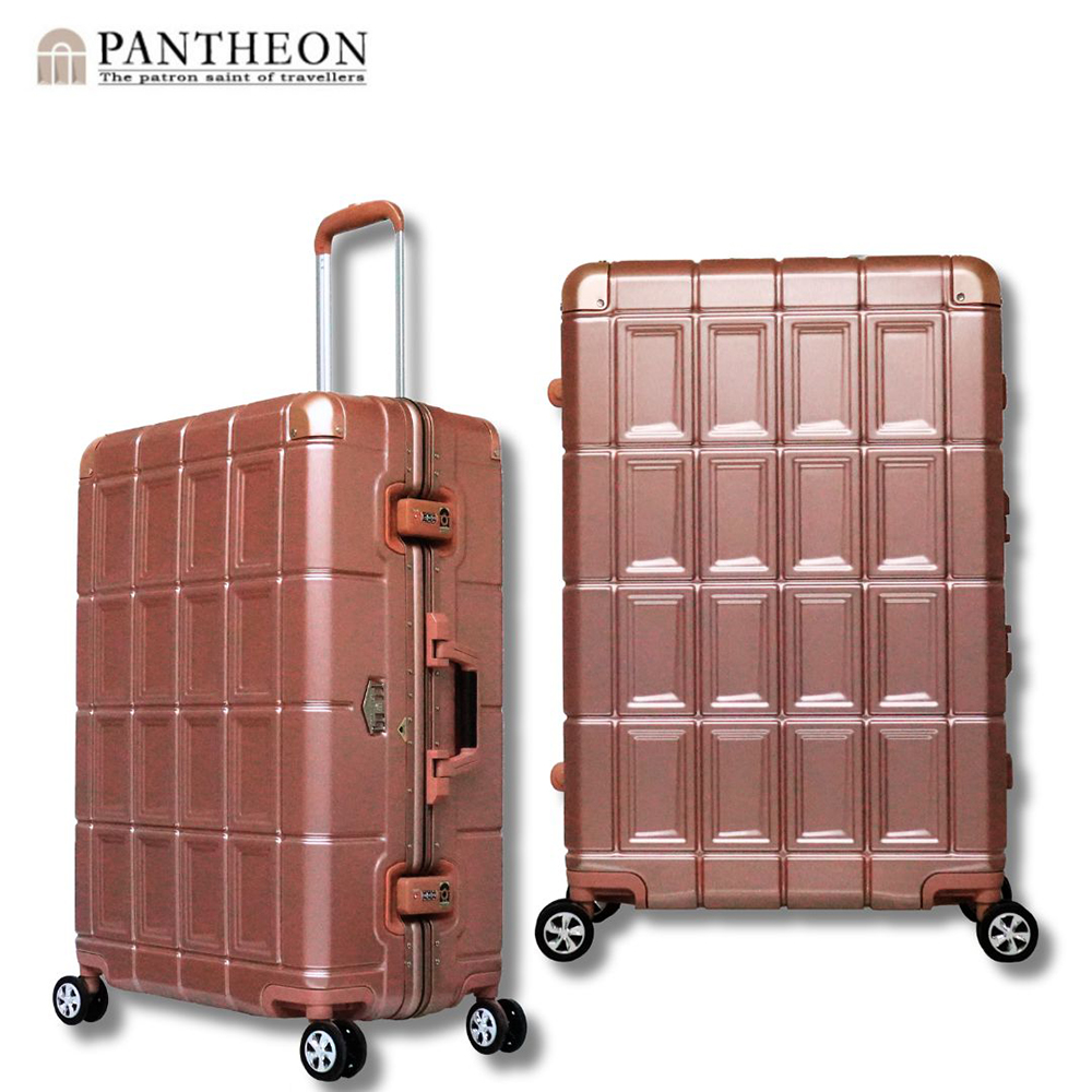 【PANTHEON PLAZA】展示品限量出清 PANTHEON 19吋 輕量鋁框 金屬膜絲行李箱 二色可選 PTR-3300 鈦空灰, , large