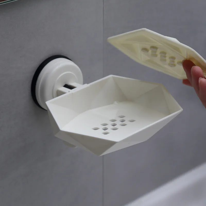 [FECA] F3 Rose Suction Soap Holder-Pure White, , large
