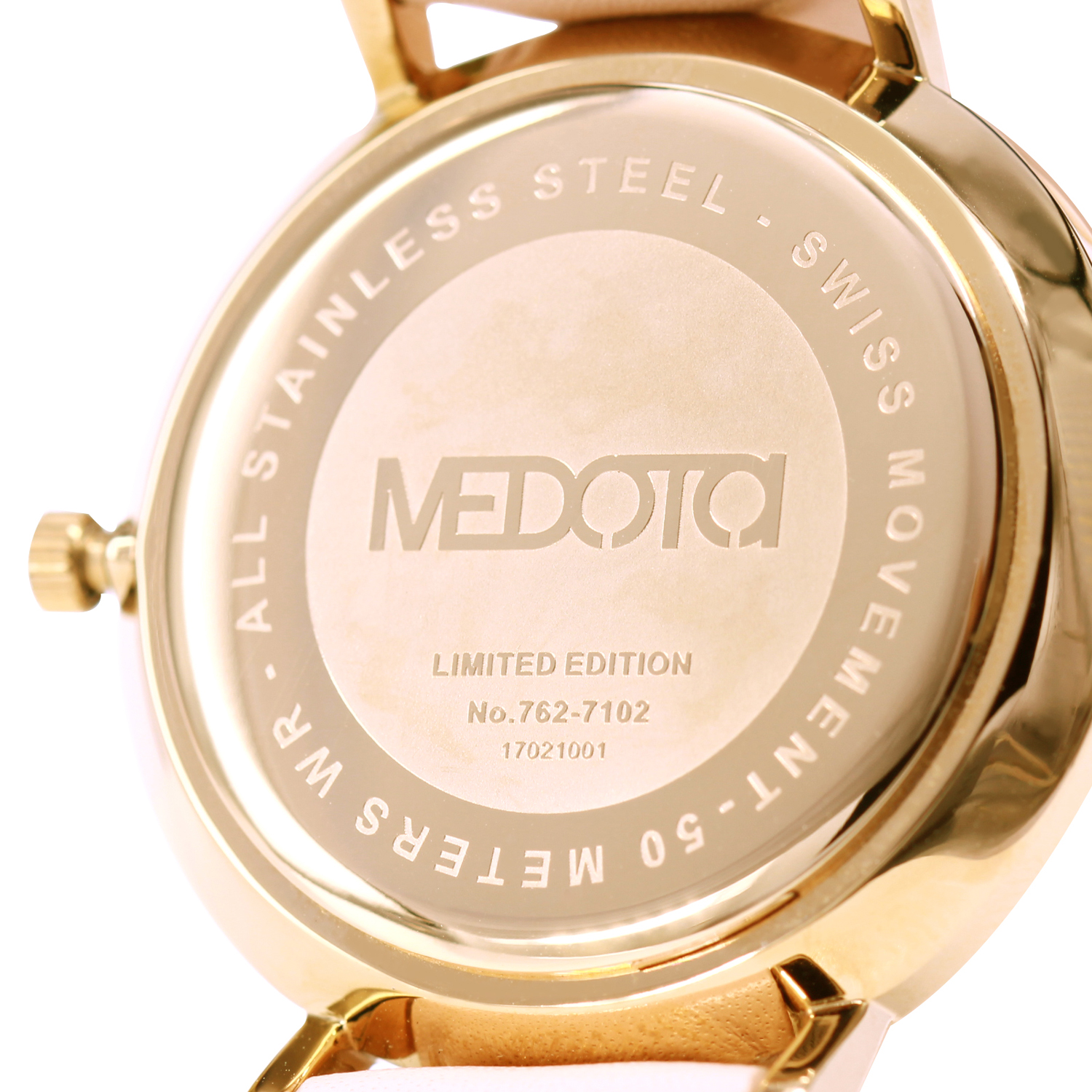 [MEDOTA] THETIS collection minimalist shell ladies watch-Gold / SE-8506, , large