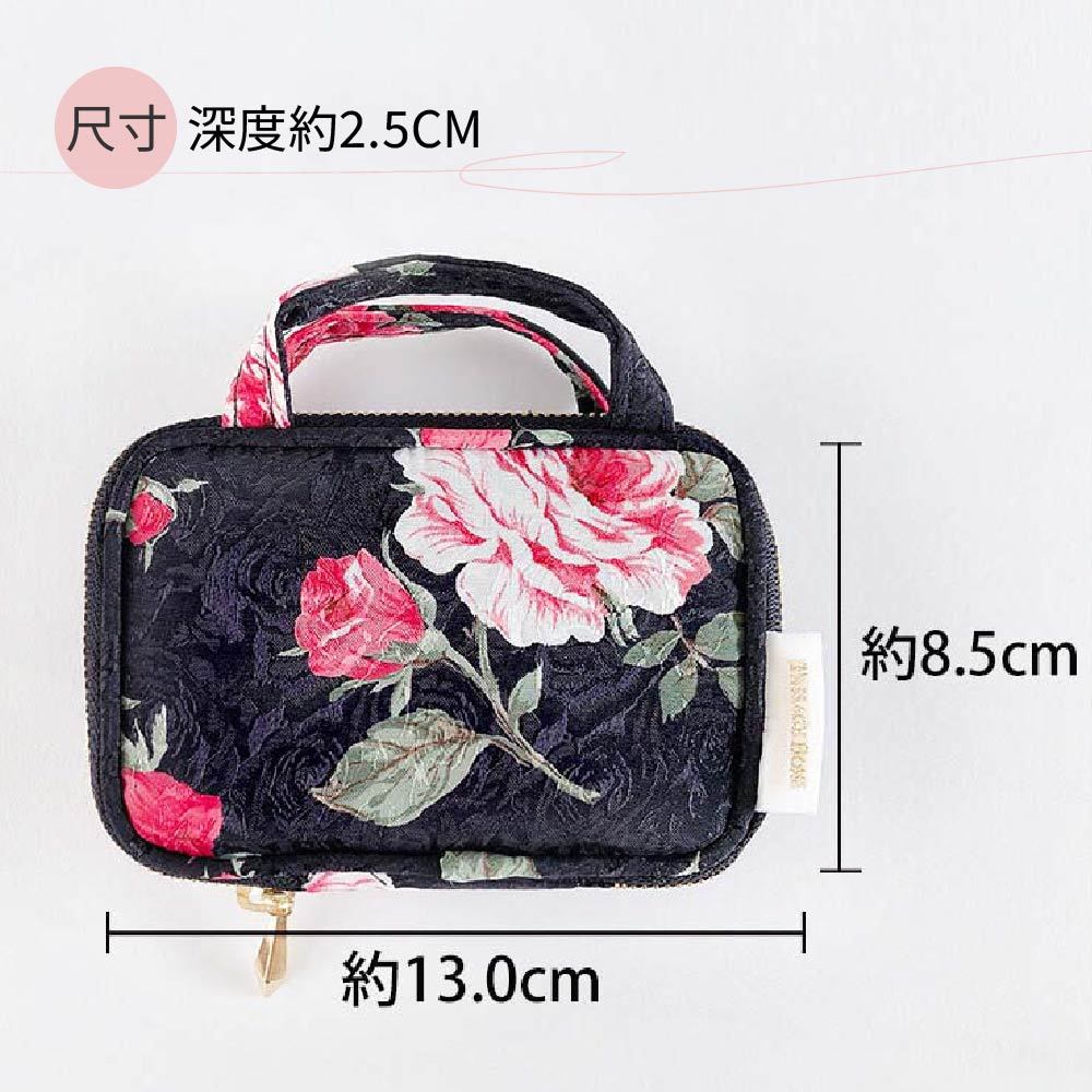 日本製 【Passage Bois】玫瑰 首飾化妝包, , large