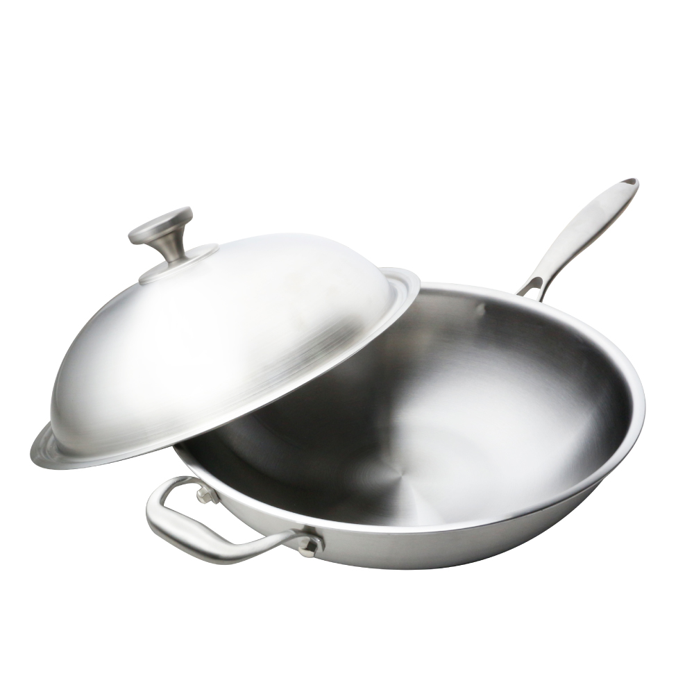 [清水]316不鏽鋼複合金炒鍋36CM, , large