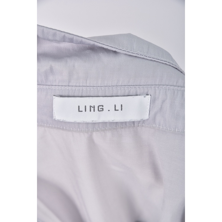 (L) limg li質感藍色襯衫上衣二手衣, , large
