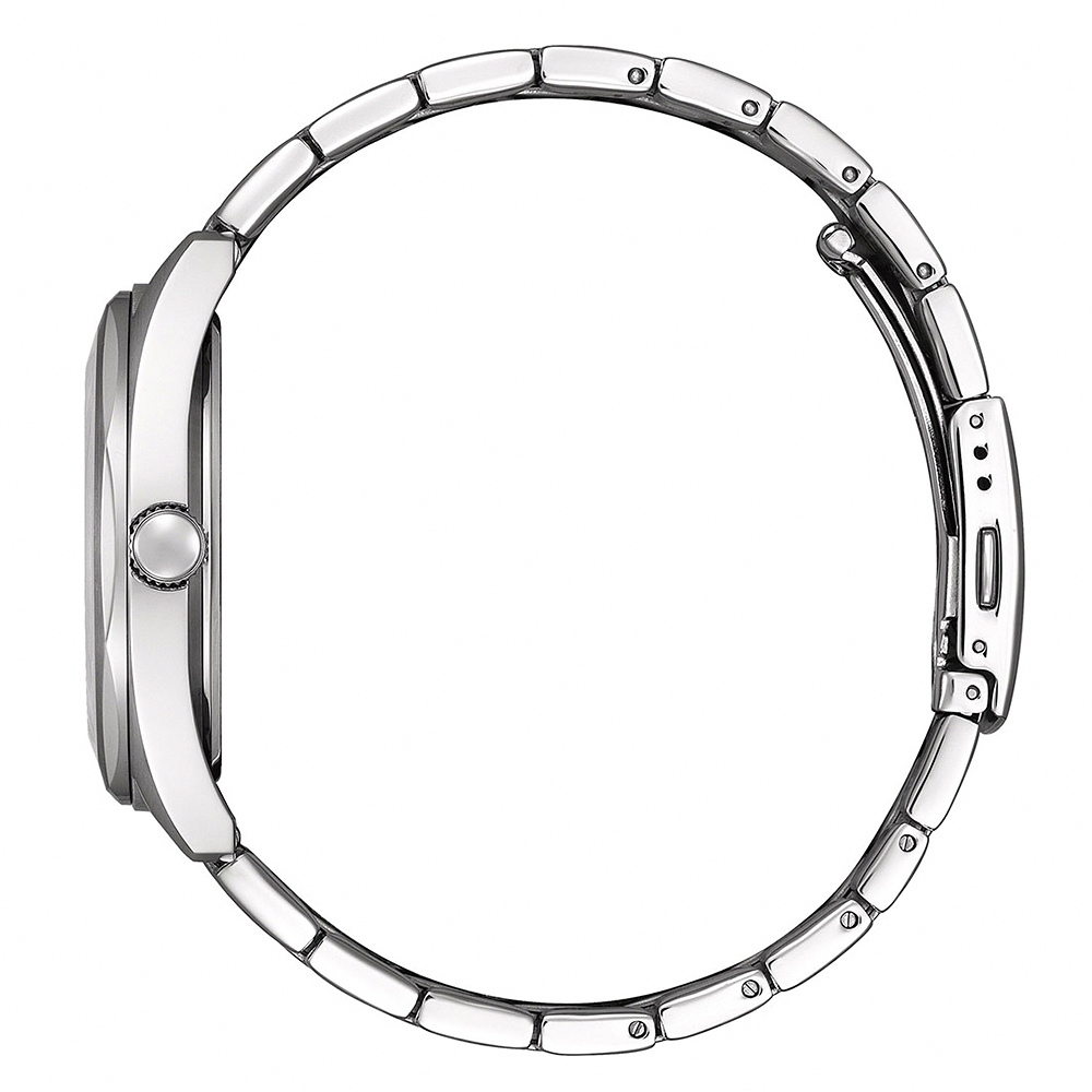 CITIZEN 星辰 限量 紳士日期手錶 送禮-銀x香檳金/41mm BI5110-54B, , large