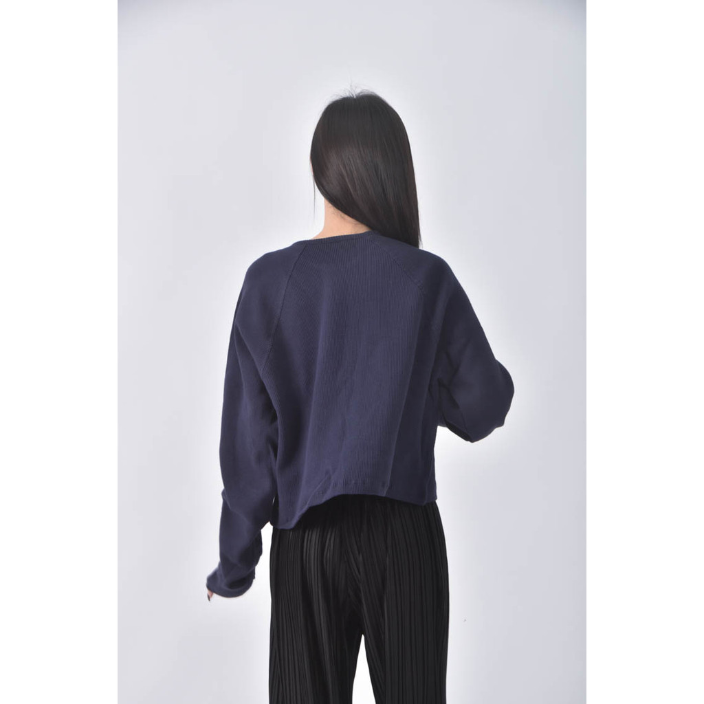 (XL) unless韓牌藍色長袖上衣二手衣, , large
