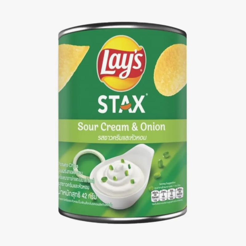 LAYS  Stax 泰式酸奶洋蔥口味罐裝薯片, , large