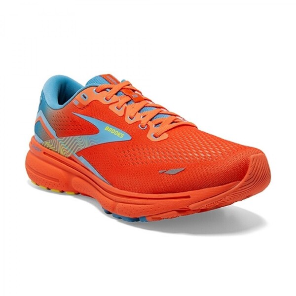 Brooks Ghost 15 男 慢跑鞋 運動 路跑 訓練 避震緩衝象限 舒適 輕量 橘藍 [1103931D848], , large