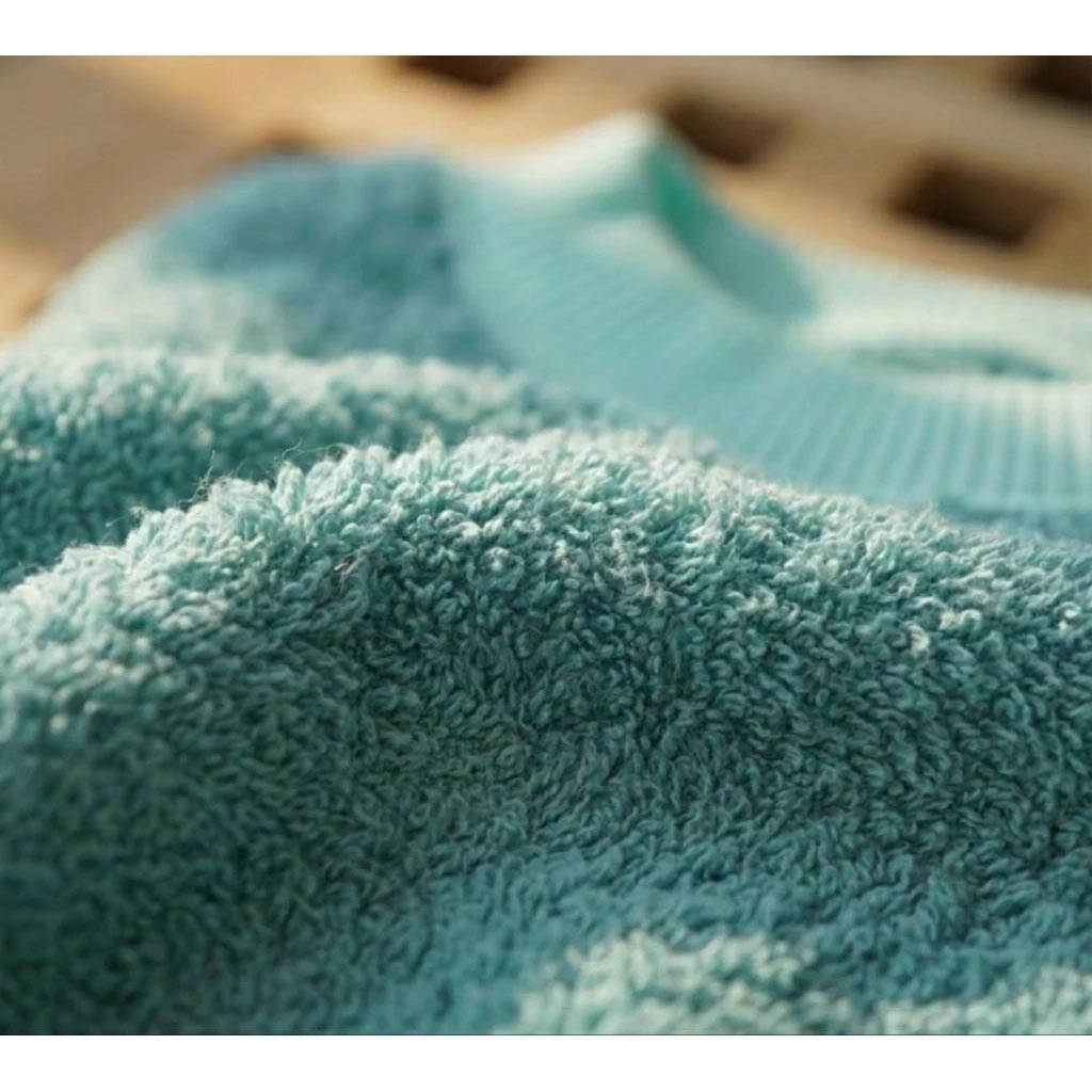 [Kaimei Cotton] Randomly excellent MIT made in Taiwan pure cotton breathable adult bib/spit napkin printed style, , large