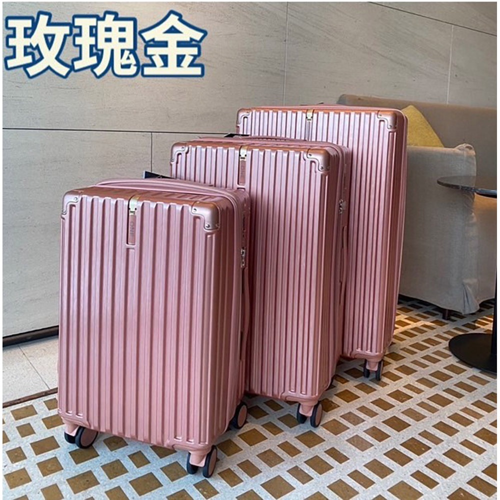 ~雪黛屋~ROYAL 28吋行李箱ABS+PC加大固定海關鎖360度飛機旋轉耐摔磨損檢測LW002, , large