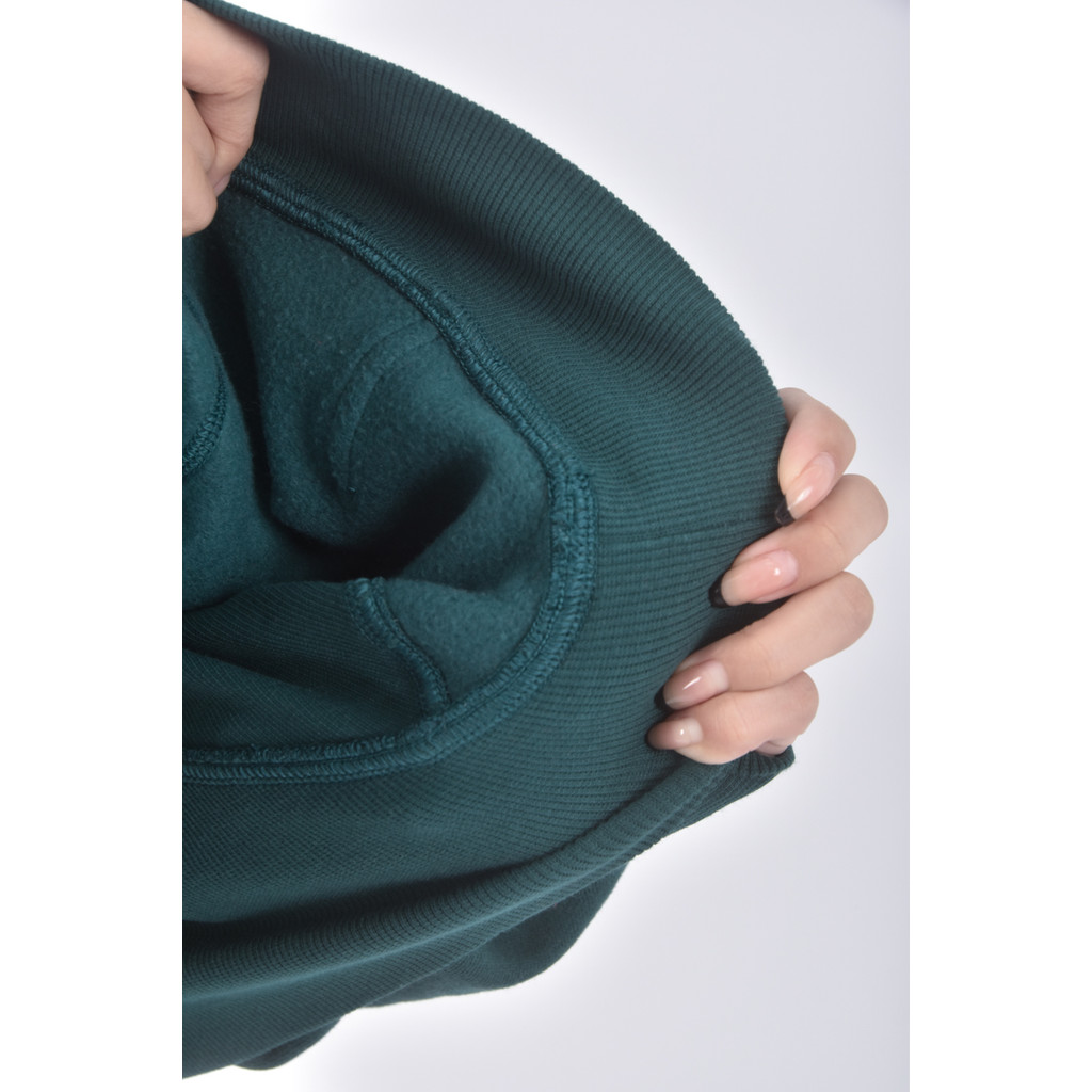 (S) lululemon質感棉質連帽綠色外套二手衣, , large