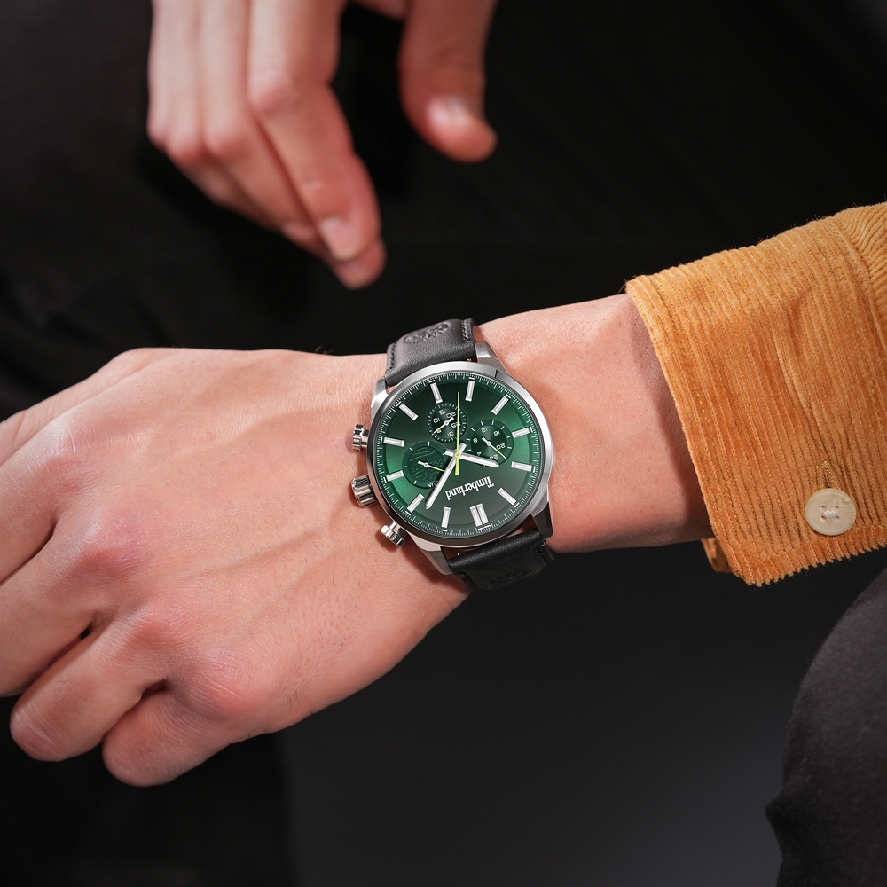 Timberland 天柏嵐 HENNIKER II系列 三眼多功能手錶-46mm TDWGF0028703, , large