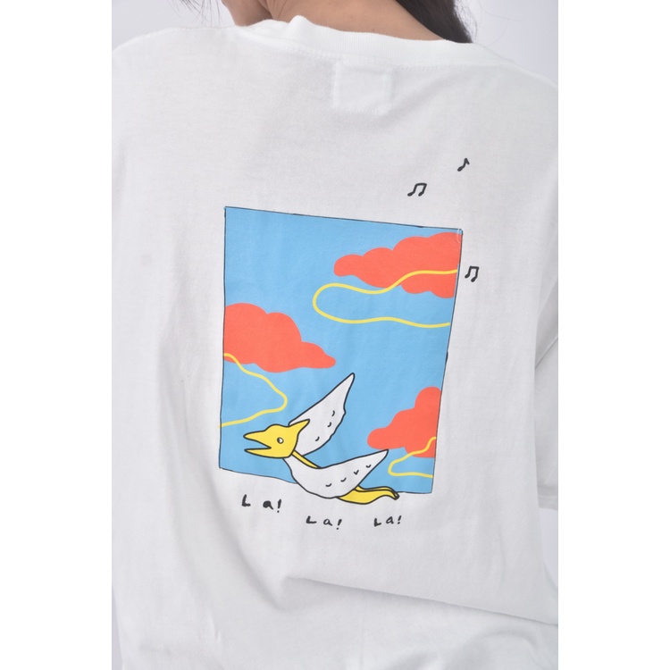 (L) 質感棉質純棉白色短袖上衣二手衣, , large