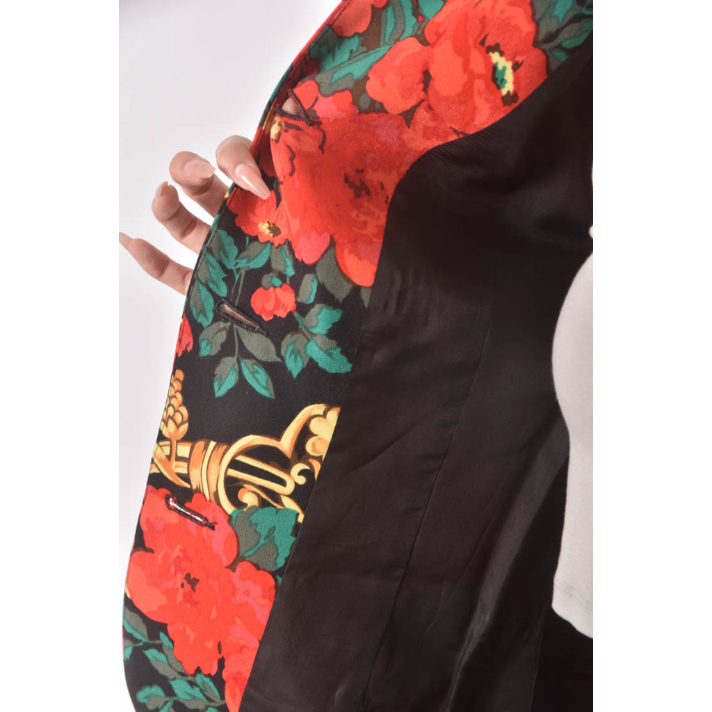 (S) 寬的fashion圓領紅色外套二手衣, , large