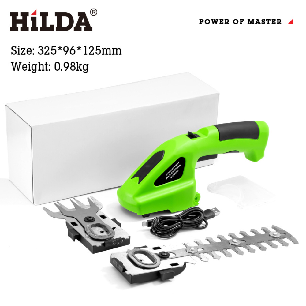 【HILDA】希爾達電動工具 7.2V充電式 無線 籬笆剪 能割草 修籬笆, , large