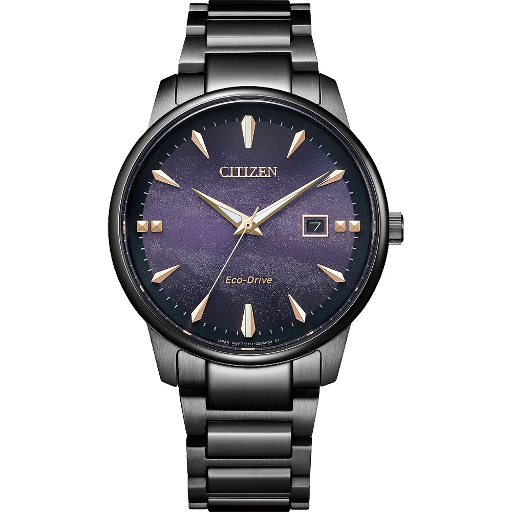 CITIZEN 星辰 Hebe田馥甄配戴款 紫夜星河 光動能都會女性手錶 中性錶 BM7595-89X
