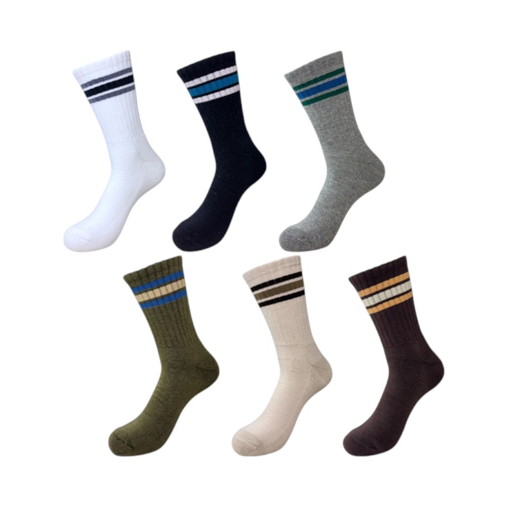 【BVD】配條氣墊男長襪<軍綠>B660 毛巾底 運動襪 機能襪, , large