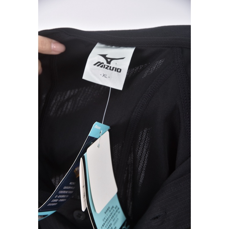 (L) mizuno黑色短袖上衣二手衣, , large