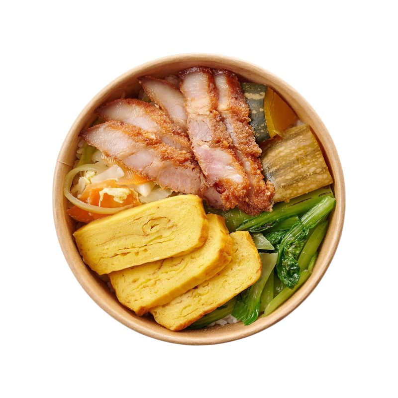 TAMAGOYAKIxDeepFriedPorkBelly Lunch Box, , large