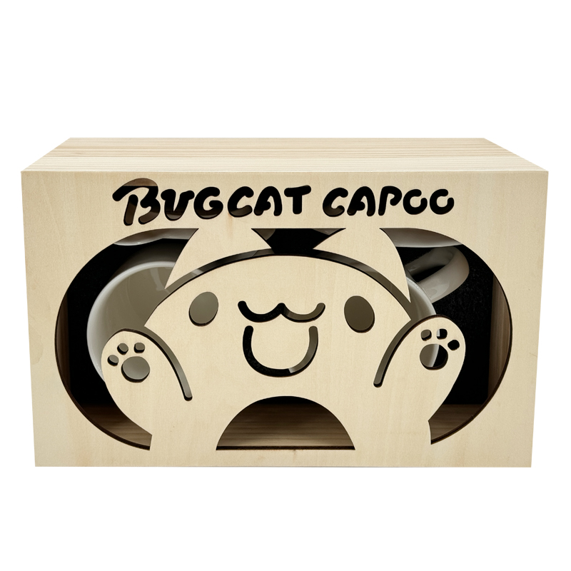 [九越]咖波經典杯盤紀念木盒組