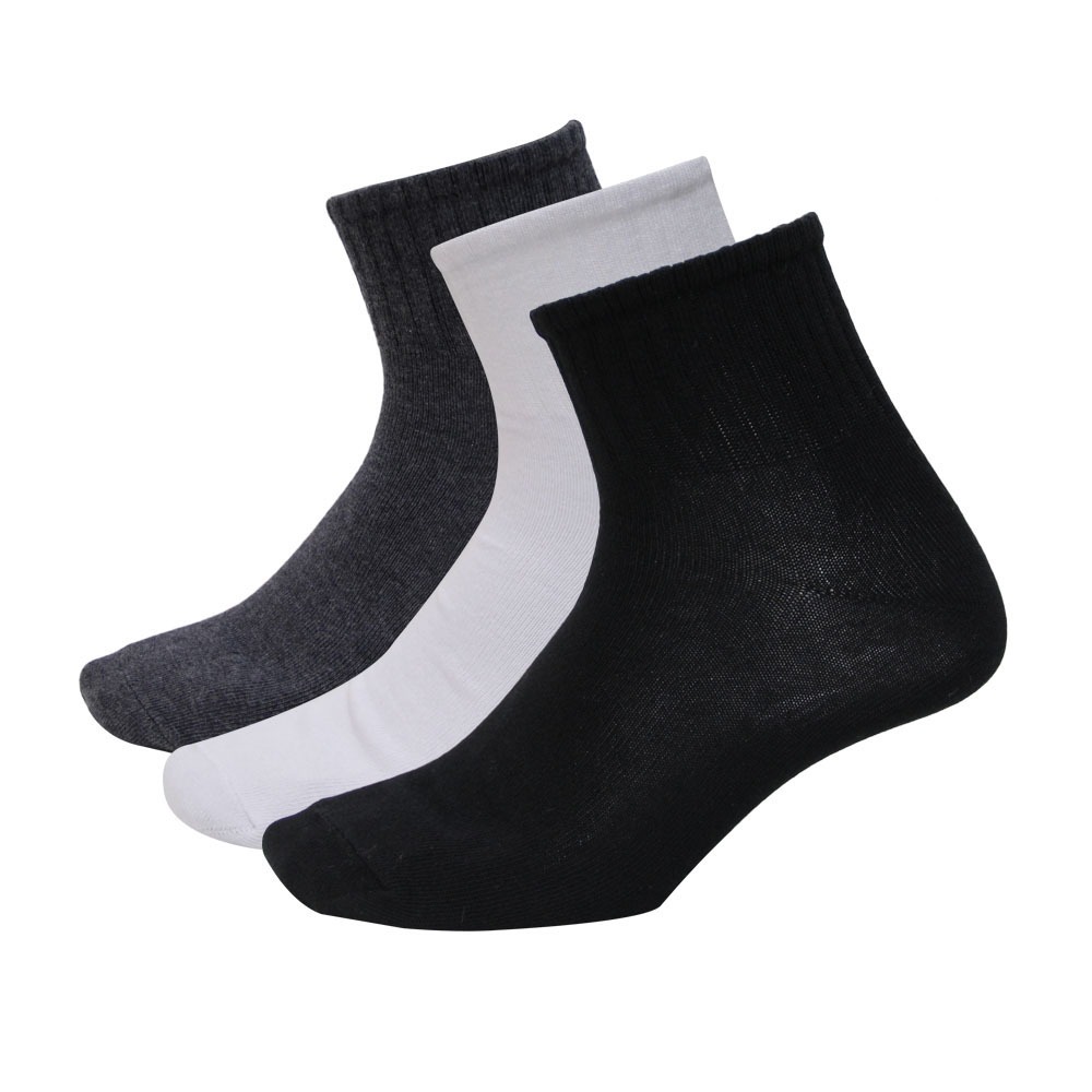 【BVD】1/2學生男襪-黑 B238 男襪 襪子 短襪, , large