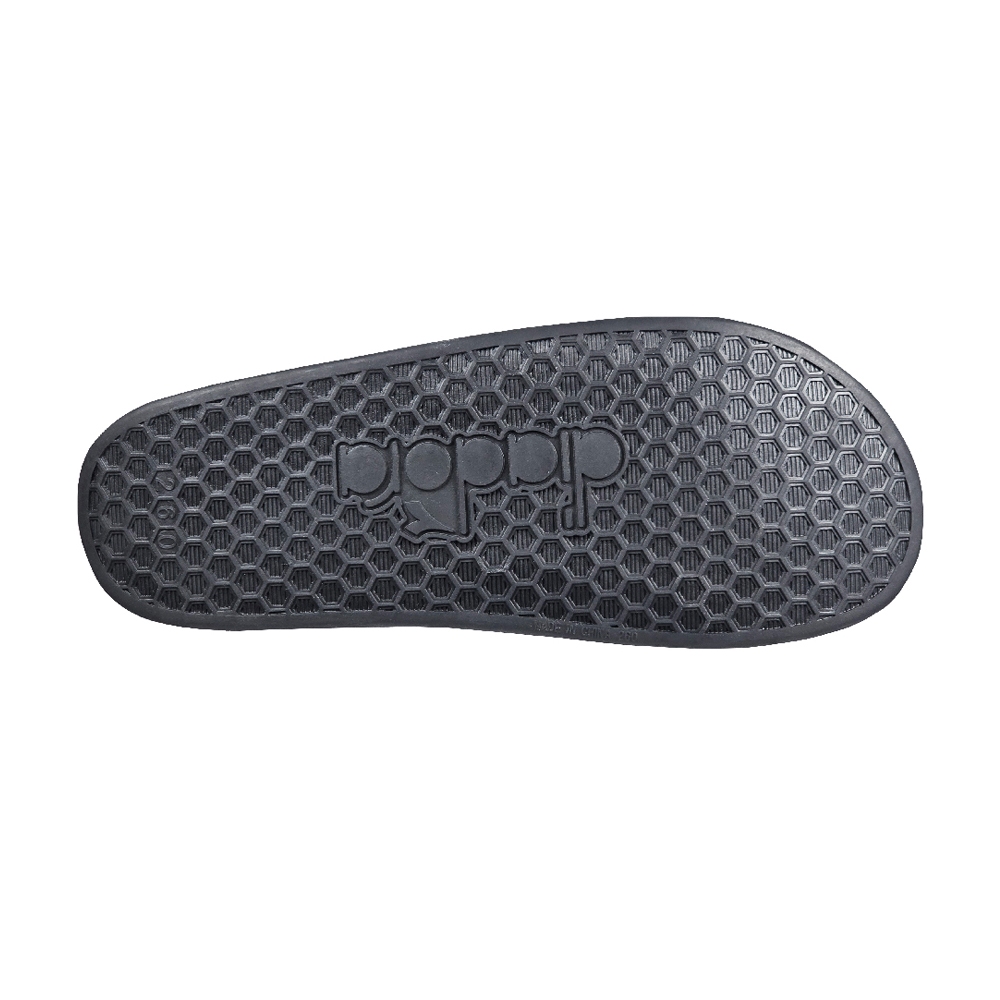 DIADORA迪亞多那 柔軟透氣雲拖鞋 男鞋 簡約 時尚 素色 不吸汗 好穿脫 吸衝 足弓支撐 耐磨 耐穿 止滑 黑 灰, , large