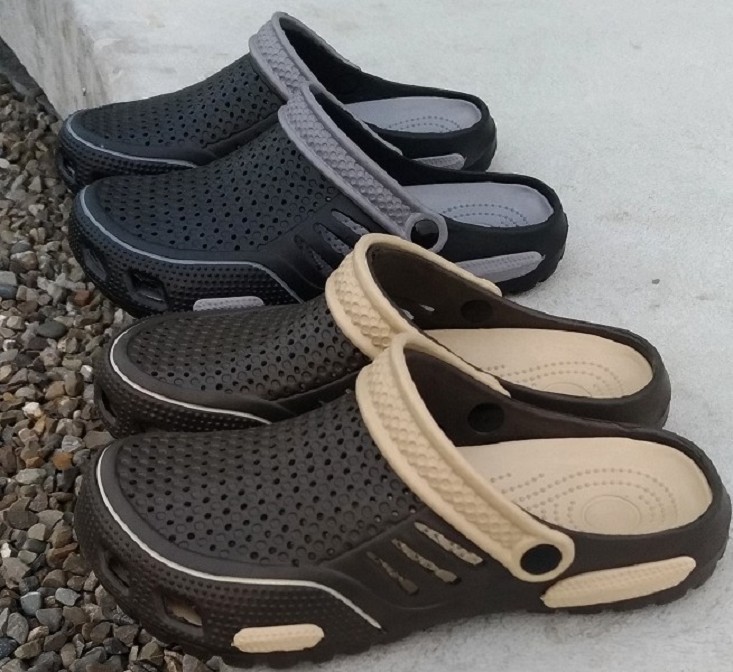 [e shoe store] Gardener shoes/Bush shoes/Croco shoes/Waterproof slippers for men Brown 26CM, , large