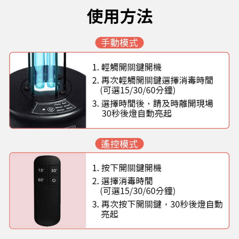 [Beautylife] BLF-588 UV germicidal lamp with human body induction (with/without ozone ; Philipswithout ozone), , large