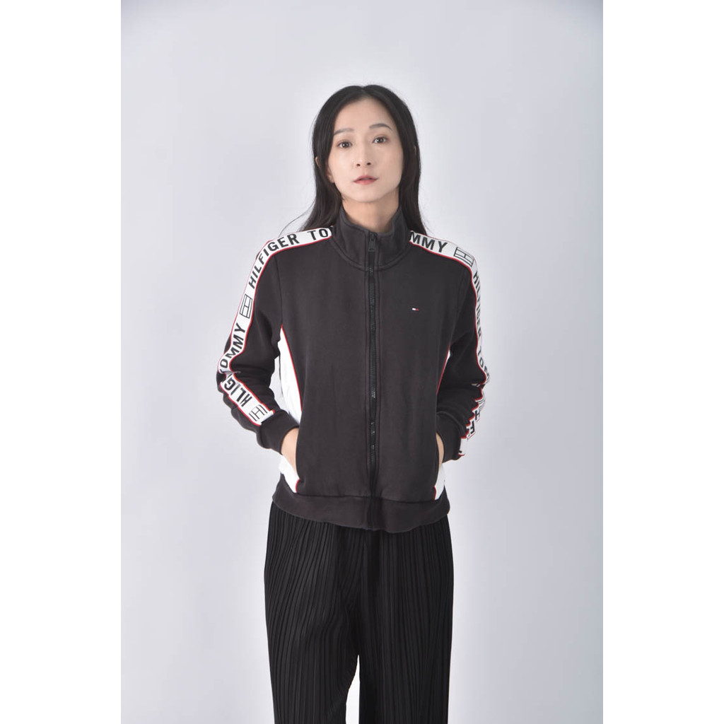 (S) tommy hilfiger黑色外套二手衣, , large