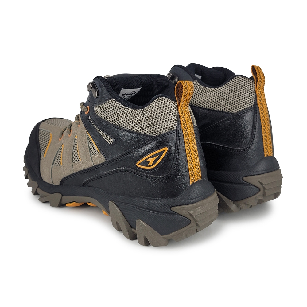 DIADORA迪亞多那 抗水機能登山鞋 男運動鞋 越野鞋 男鞋 防潑水 寬楦 保護後跟 減壓 透氣 耐磨 止滑 咖啡卡其, , large