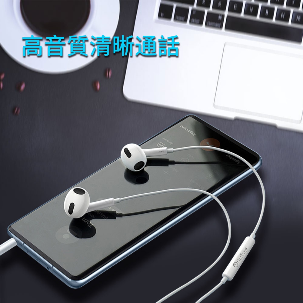 GliTTER GT-5081 semi-in-ear headset microphone High sound quality output Clear calls support 3.5mm devices, , large